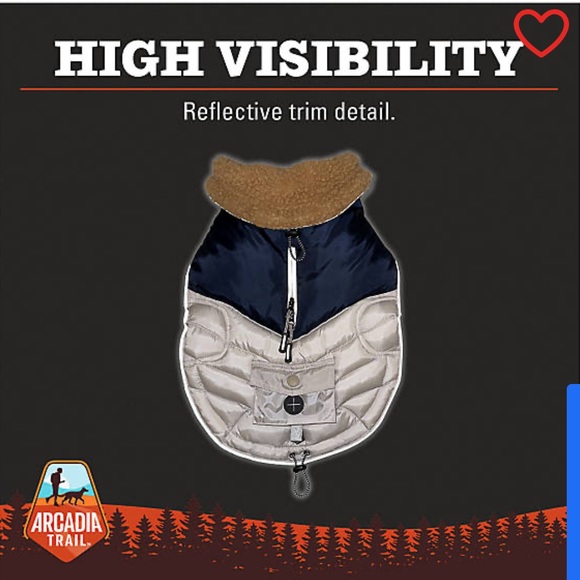 🐾NEW🐾 Arcadia Trail ultra adjustable insulated dog coat size XL - Picture 13 of 14